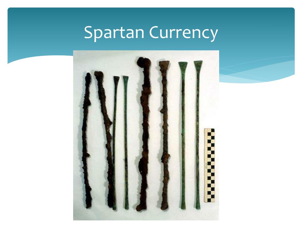 did sparta use iron money