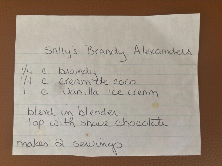 Sally's brandy alexanders recipe